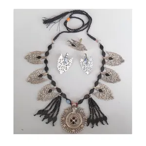 2022 Latest Tribal Kuchi Jewelry Set Available With Necklace Earrings And Adjustable Ring In Negotiable Price