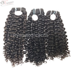 Pelo indio virgen, Color Natural, tejido rizado profundo, 100% humano, Natural - Product Image 6