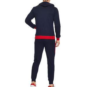 Survêtement de sport pour hommes, ensemble de jogging, de haute qualité, à la mode, Logo personnalisé, fermeture éclair, Slim, costume, vente en gros, 2020 - Product Image 2