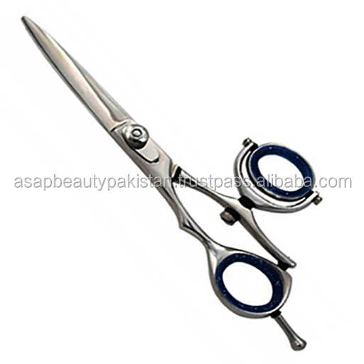 Swivel Thumb Matching Shear and Thinner Design Beauty Sewvil Thumb Barber Hair Scissor Set Salon Carbon Steel (5.0 Inch) Fashion