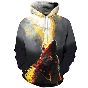 Sudadera con capucha para hombre de última moda, sudaderas con capucha personalizadas con estampado de sublimación de algodón transpirable - Product Image 3