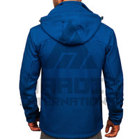 Veste décontractée d'hiver pour homme, personnalisée, légère, imperméable, softshell, col montant, logo sur le devant, respirante, coupe-vent