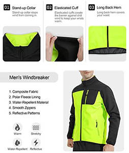 Unisex Customizable Softshell Windbreaker <b>Jacket</b> Reflective Pocket Breathable Winter Sportswear Hooded <b>Waterproof</b> <b>Light</b> <b>Men's</b> - Product Image 4