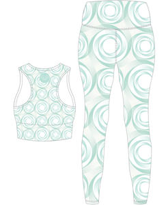 2022, conjunto de ropa deportiva de Yoga transpirable de talla grande para mujer, mallas deportivas ecológicas, traje para entrenamiento y correr - Product Image 2