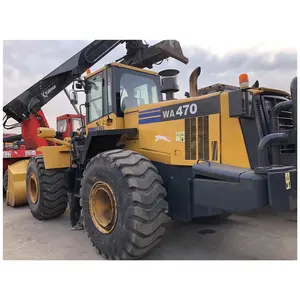 Front end loader Komatsu WA470-6 wheel loader 7 ton high efficiency tractor loader with multiple working modes for sale