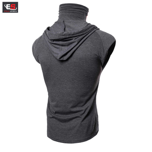 Sudaderas sin Mangas de Alta Calidad para Hombre, Ropa Deportiva de Otoño, Secado Rápido, Spandex/Poliéster para Entrenamiento en Gimnasio y Fisicoculturismo 2024 - Product Image 3