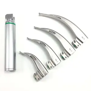 Professional High Quality Surgical Instruments Diagnostic Medical Fiber Optic Conventional Macintosh Miller Laryngoscope