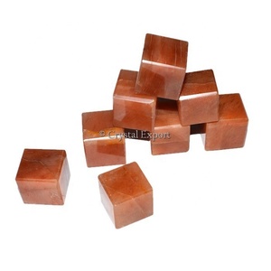 Venta al por mayor de Crystal Cube From Crystal Export : Peach Aventurine Cube Healing Gemstone Cubes para Decoración - Product Image 1