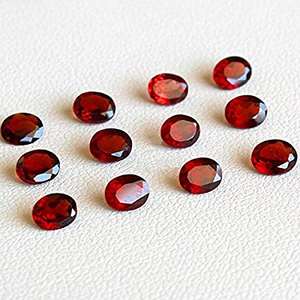 Piedras Preciosas Semipreciosas Sueltas de Granate Rojo Natural de 4 mm y 5 mm, Corte Ovalado, Proveedor, Oferta al por Mayor, Precio de Fábrica, de un Mayorista, Tienda - Product Image 1
