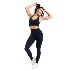 2021 Stylish Women's Gym <b>Leggings</b> Seamless High Quality Sports Yoga Pants Breathable <b>Knitted</b> Fabric Casual for Ladies - Product Image 4