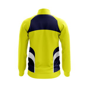 Veste de badminton sublimée pour hommes la plus populaire avec col montant manches longues fermeture éclair complète respirante taille plus à prix raisonnable - Product Image 2