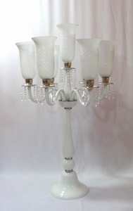 Candelabro central de 5 brazos de alta calidad, hecho a mano candelabro clásico indio, soporte de vela decorativo de metal barato - Product Image 3