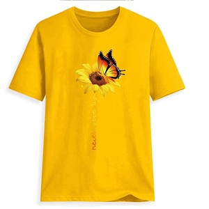 New Design O-Neck High Quality Custom Printed <b>Slim</b> <b>Fit</b> Anti-Wrinkle Quick Dry Eco-Friendly <b>T</b> <b>Shirt</b> Short Sleeve <b>Women's</b> - Product Image 4