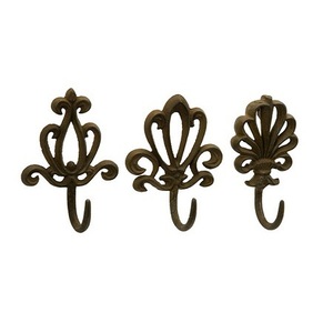 ชุดตะขอแขวนเสื้อผ้า3รูปทรงที่แตกต่างกันตะขอแขวนเสื้อผ้าสีทองทำด้วยมือ - Product Image 2