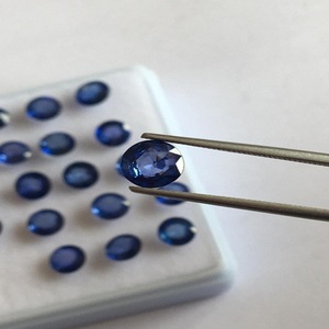 Pierre précieuse certifiée IGI en saphir bleu naturel de qualité AAA pour accessoires de bijoux - Product Image 4