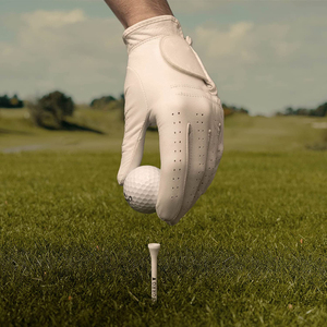 Cabretta ถุงมือกอล์ฟหนังแกะสังเคราะห์สำหรับมือขวาและซ้ายกำหนดโลโก้เองการใช้งานกีฬา - Product Image 5