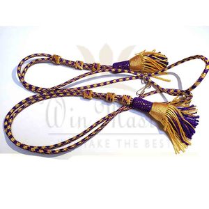 Bán Buôn Vàng Phụng Vụ Cincture Tua Xoắn <span class=keywords><strong>Fringe</strong></span> Với Bead Polyester Kim Loại Rayon-Cho Rèm Cửa Tua Trims - Product Image 6