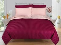 Ensemble de literie d'hôtel rempli de coton de polyester Kit de 4 pièces de fil certifié OEKO-TEX 200TC