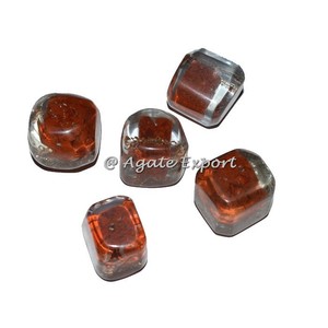 Más vendidos Melocotón Aventurina Orgón Tumble Piedra Curación Piedra semipreciosa artesanía - Product Image 2