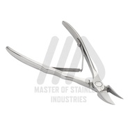 Pince à ongles en acier inoxydable de haute qualité, pour cuticules et pédicure, outils et instruments de beauté CE, équipement OEM de salon de beauté, 1 pièce