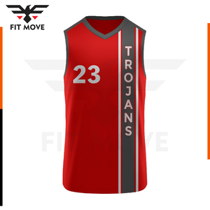 2024 nouveauté maillot de basket-ball personnalisé respirant et durable avec logo imprimé Design OEM ODM Service bas prix - Product Image 2