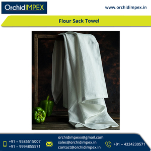 Sac à farine imprimé blanc le plus vendu torchons de cuisine du meilleur exportateur indien pour Halloween Noël - Product Image 6