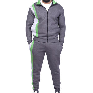 Vente en gros d'usine, survêtement en molleton à deux pièces pour homme, coupe ajustée, logo personnalisé, design imprimé, hiver - Product Image 1