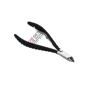 High Quality Black Powder coating And silver style cuticle Nail Nippers Stainless Steel with colors/Logo - Product Image 1