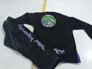 Kimono Profesional de Jiu Jitsu Blanco Liso / Bjj / BJJ Personalizado Azul para Hombre, Uniforme Brasileño de Jiu-Jitsu - Product Image 2