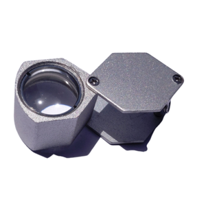 3 trong 1 Mini Gấp Triplet Loupe, hình tam giác jewelers Eye Magnifying cho Kim Cương, đá quý đá, đồng xu làm đồ trang sức công cụ - Product Image 4