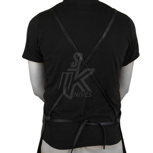 Customized High Quality Home Fireproof Waterproof <b>BBQ</b> <b>Apron</b> Cooking Leather <b>Apron</b> - Product Image 3