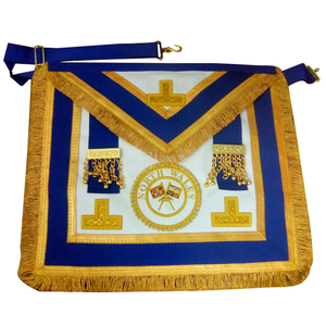 Masonic Items Hand Embroidered Regalia Grand Lodge Master Mason Masonic <b>Apron</b> - Product Image 3