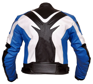 Veste de moto en cuir véritable très résistante OEM Vêtements de motards Vêtements de motards sur mesure - Product Image 4
