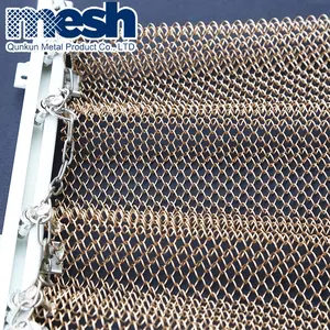 Edelstahl Metall Architektonische Dekorative Vorhang Draht Mesh