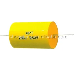 Condensador de película de plomo axial CL19 CL20 CBB19 CBB20 0,1 uF ~ 35uF