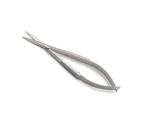 เครื่องมือผ่าตัดเกรดเยอรมันนักเรียน Noyes Iris กรรไกรตรงสแตนเลสยาว11.5ซม - Product Image 5