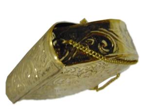 Sac à main vintage en laiton fait à la main par un designer antique, sac à main sculpté à la main pour le soir - Product Image 5