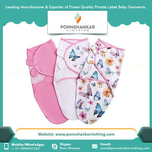 Popular Baby Receiving Cotton Jersey <b>Swaddle</b> Wrap Set for Newborn Baby - Product Image 2