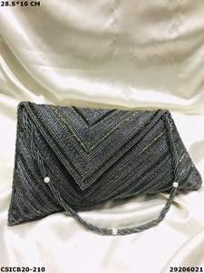 Bolso de noche de diseñador étnico hecho a mano para mujer - Product Image 4