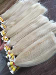 Vente chaude 100% Vietnam Remy Extensions de cheveux humains bruts droits de haute qualité en vrac cheveux 10A Grade usine prix de gros - Product Image 4