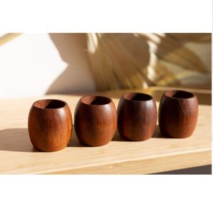 Porte-serviettes en bois, forme carrée, 16 pièces, Unique, pour restaurant, vente - Product Image 2