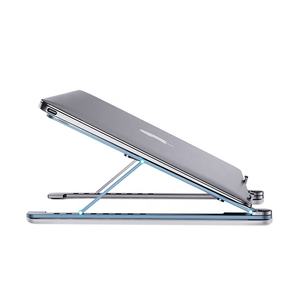 Aluminum Alloy Portable Folding Storage Notebook <b>Stand</b> Metal Laptop/<b>Tablet</b> Holder in Stock - Product Image 6