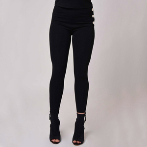 Pantalon de yoga d'entraînement de gymnastique pour femme à motif écossais avec logo personnalisé de haute qualité Leggings de fitness respirants à séchage rapide - Product Image 1