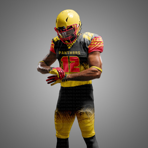 Diseña tu propio paquete de oferta de fútbol americano Ropa de equipo completamente sublimada Paquetes de conjuntos de uniformes de fútbol americano - Product Image 3