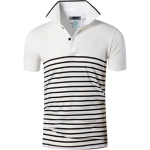 100% algodón cuello redondo Jersey manga corta para Polos sólido logotipo personalizado Formal serigrafía Camisetas De Golf en blanco disponible - Product Image 2