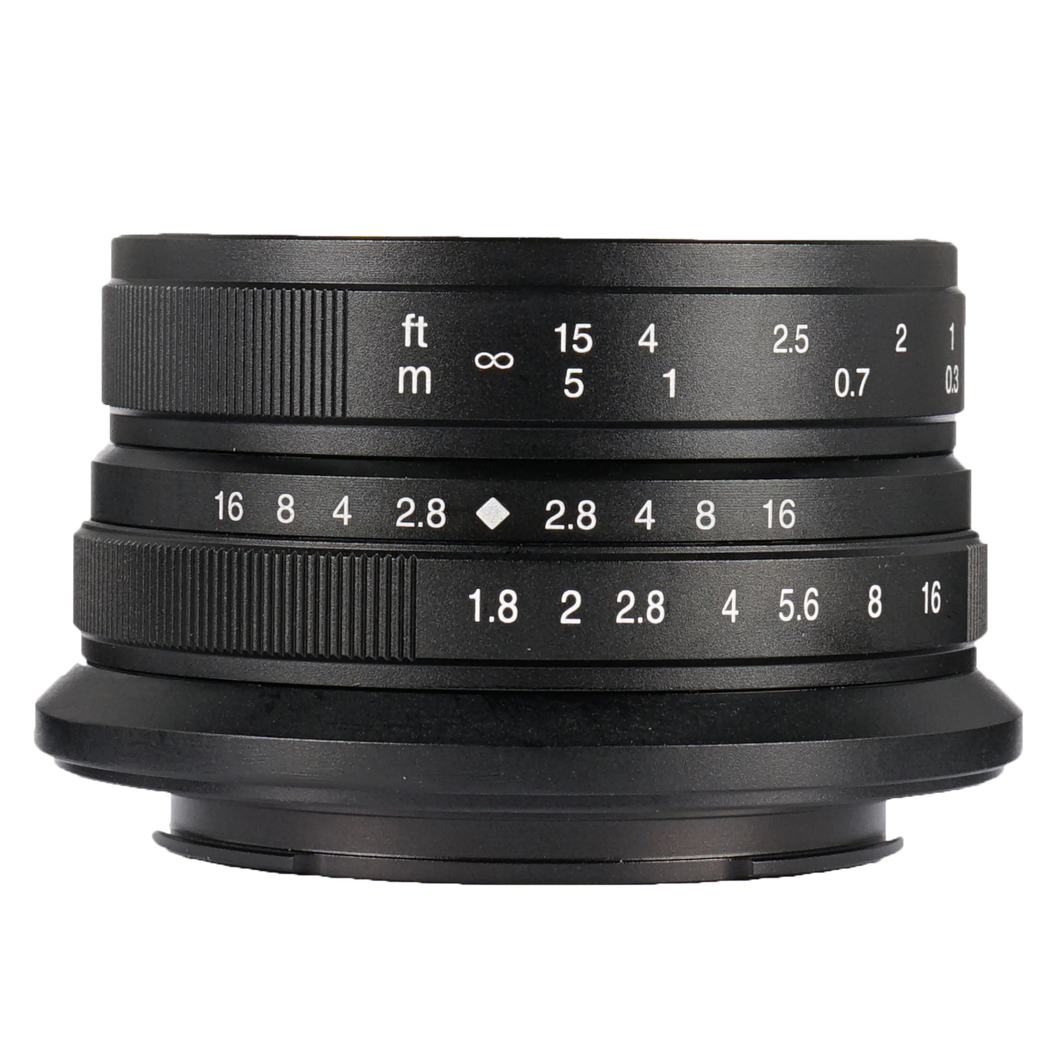 7Artisans 25mm F 1.8 Prime Lens APS-C Black FE Mount For <span class=keywords><strong>Sony</strong></span> A7 A7II A7R A7RII A7S A7SII A7III A6100 A6300 A6000 A6400 A6500A66