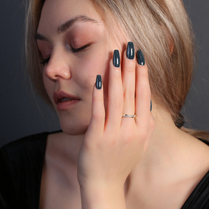 อินเทรนด์สีดำเพทายหินออกแบบที่ทำด้วยมือขายส่งวงแหวน925เครื่องประดับเงินสเตอร์ลิง - Product Image 5