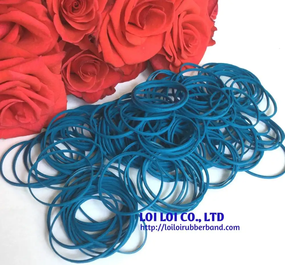 הפופולרי ביותר זול מחיר כחול טבעי גומייה להשתמש עבור ירקות או עניבת פרח ממפעל בווייטנאם