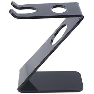 Soporte de plástico para maquinilla de afeitar, instrumento de barbería, herramienta de barbería con forma de Z, Color negro - Product Image 4