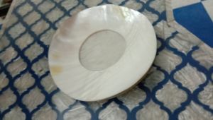 Candid Manufacturing Co naturel nacre thé plateau de café sous-verres tasses arabes assiettes de service rondes cadeaux de Ramadan - Product Image 5